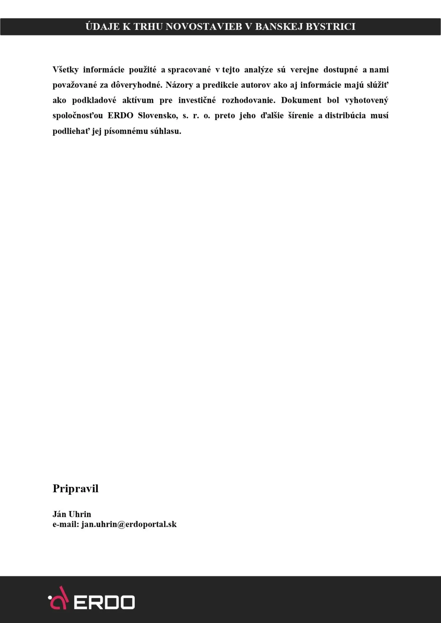Úvod a metodika